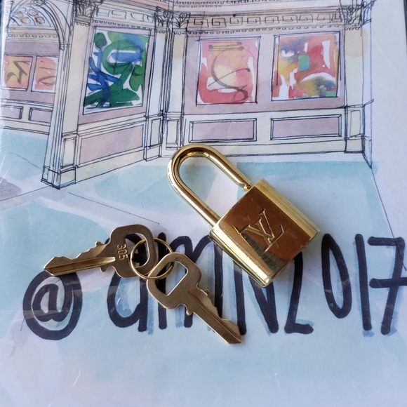 Louis Vuitton Lock & 2 Keys - LV Padlock - Picture 6 of 7